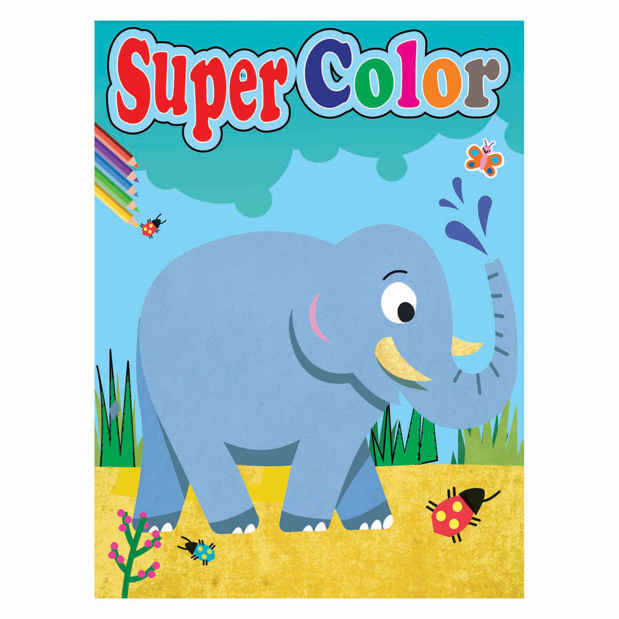 Boek specials nederland bv super color kleurboek, 192 pagina's