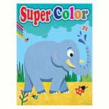 Boek specials nederland bv super color kleurboek, 192 pagina's