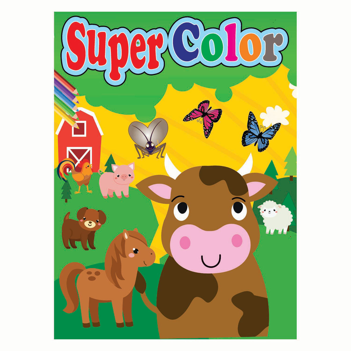 Boek specials nederland bv super color kleurboek, 192 pagina's