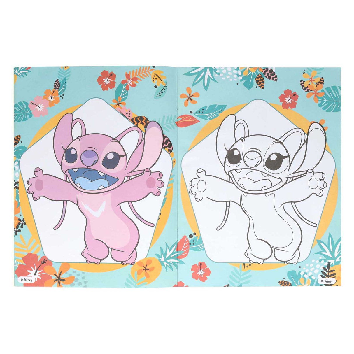 Mehrfarbiges Intro-Stitch-Malbuch mit 32 Seiten