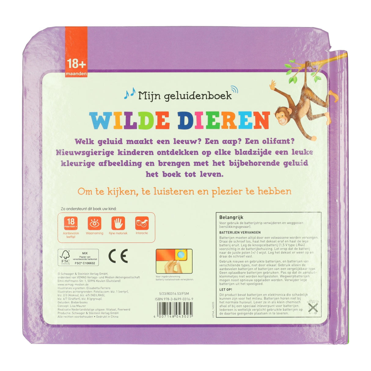 Wins holland mijn geluidenboek wilde dieren