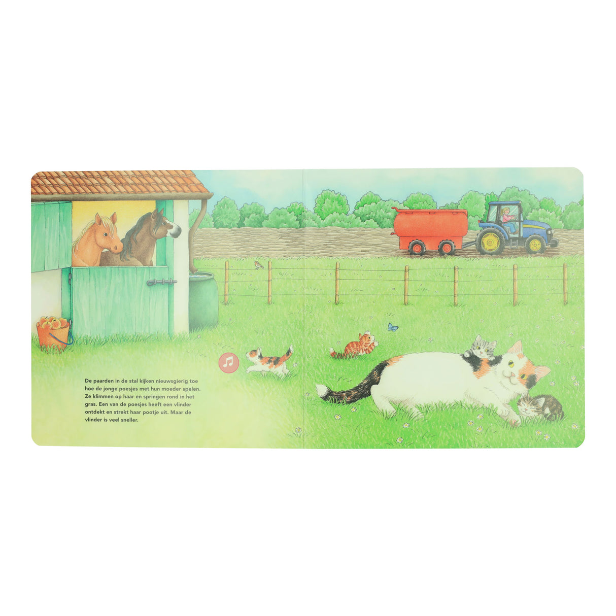 Wins holland bijzondere geluidenboek boerderij - 6 geluiden