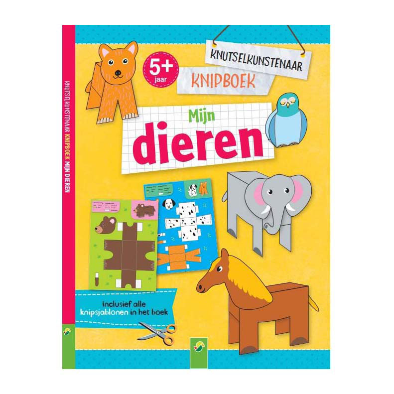 Wins holland knutselkunstenaar knipboek mijn dieren