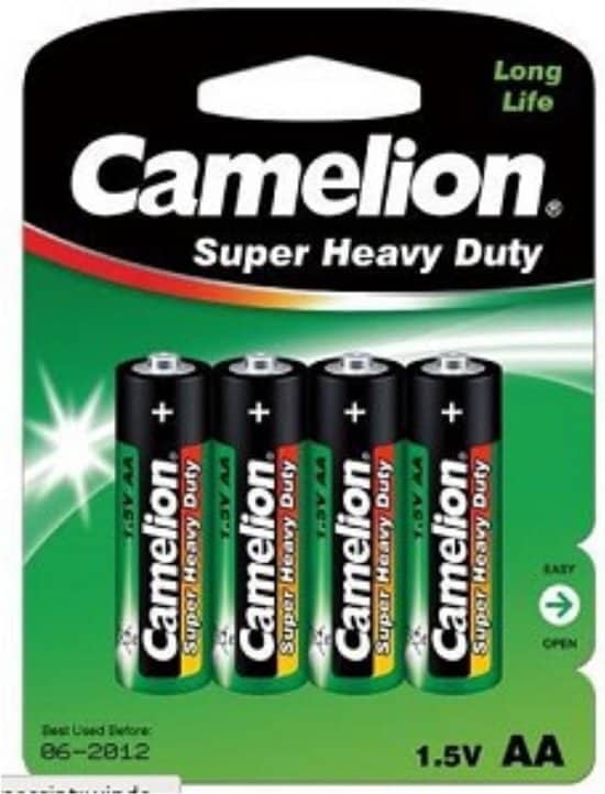Camelion AA Zink-Carbon Batterie per 4 pezzi