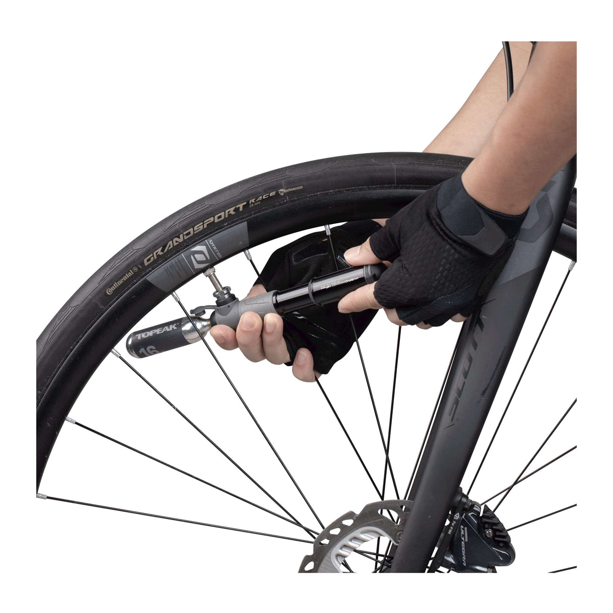 Topeak Mini Pump Hybrid Rocket HP Mini Black