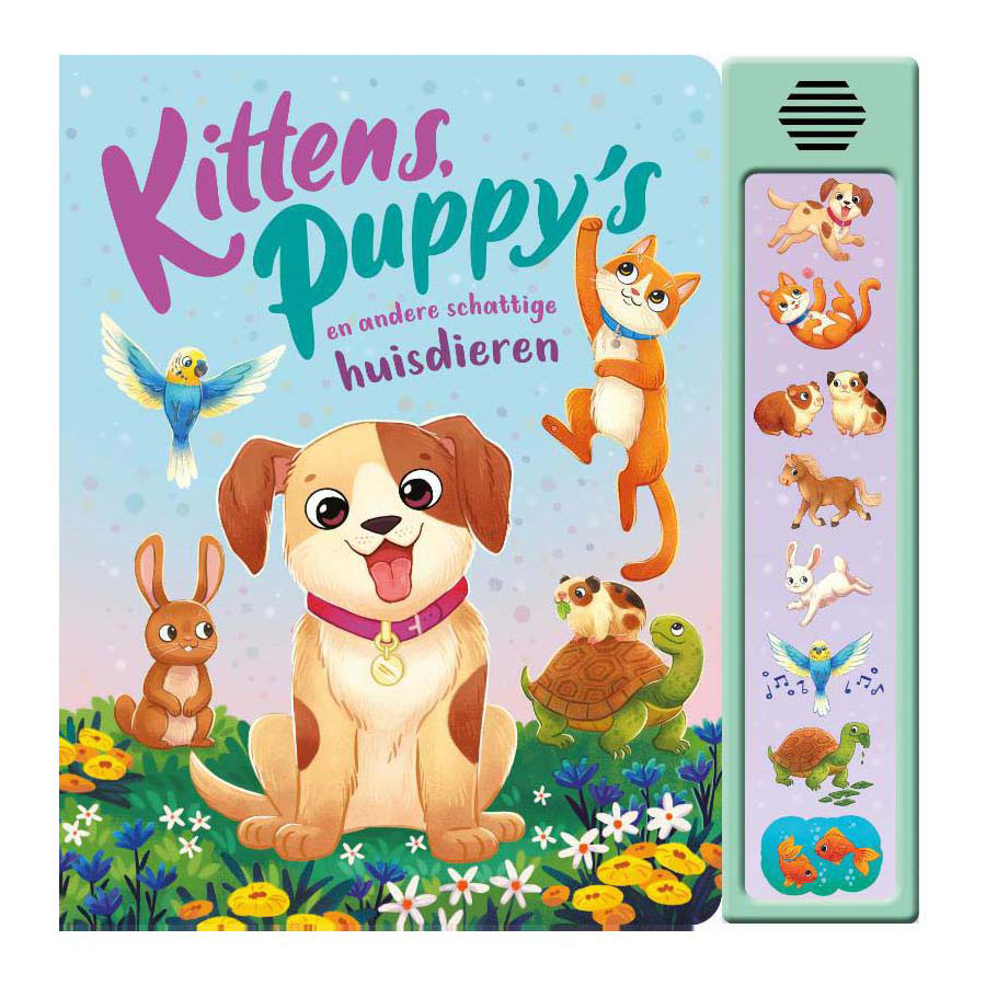 Rebo publishers kittens, puppy's en andere schattige huisdieren - 8 geluiden