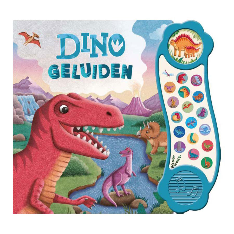 Rebo publishers dinogeluiden boek - 18 geluiden