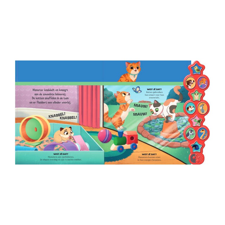 Libro de sonidos de mascotas.