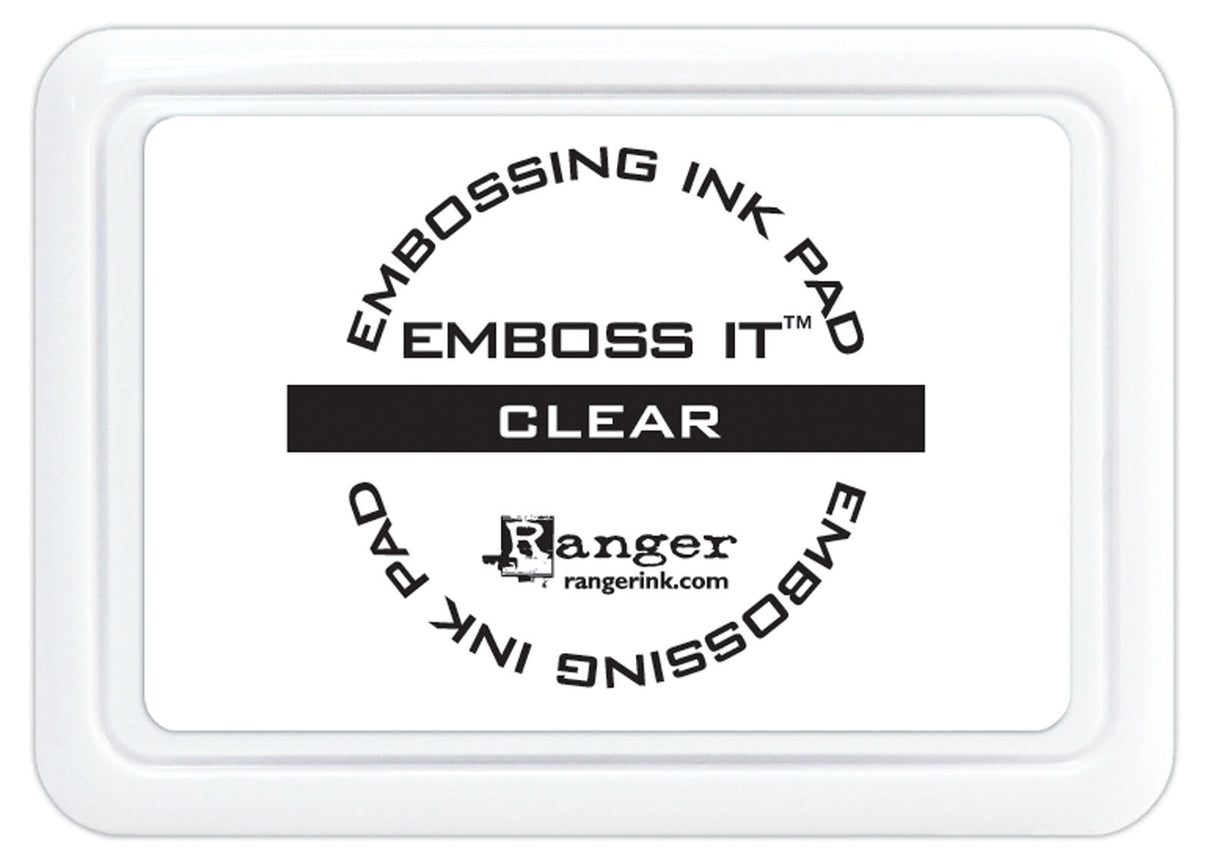 Ranger tinta ranger • gravação em relevo almofada de tinta transparente