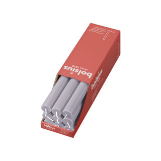 Rustykalna świeca stołowa matowa lawenda | 9 sztuk