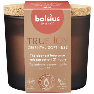 Fragrance glass with cork 66 83 True Joy Oriental Softness