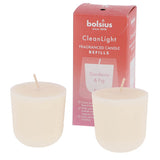 Bolsius ricarica clean light pack 2 gardenia fico | 6 pezzi