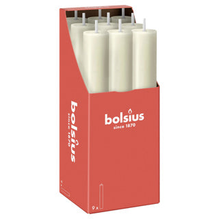Bolsius rustiek tafelkaars xl soft pearl