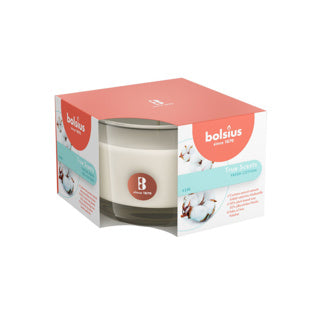 Bolsius Sentrum Glass True Scents Fresh Cotton