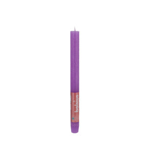 Bolsius Dinner candle Clear Violet Rustic