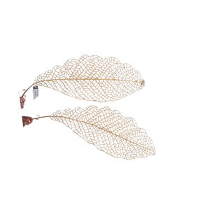 Artificial magazine Leaf Spray Gold 113cm