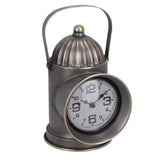 Clock Lantern brass metal 13.5x19x26.5 cm