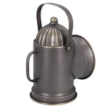 Clock Lantern brass metal 13.5x19x26.5 cm