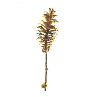 Art branch Pine Cone Gold 64cm