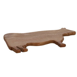 Porrel board cow natural mango 41x26x1.6 cm