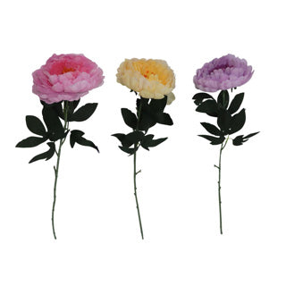 Art flower peony 77 cm