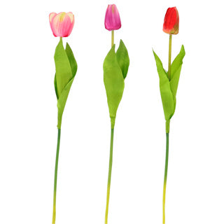 Art flower tulip 53 cm 2 assorti