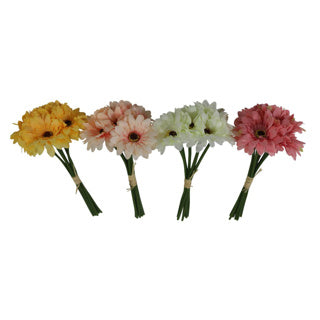 Art flower gerbera 7 flower 23 cm