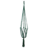 In the Mood Collection Pot Holder Dark Green Macrame 110 cm