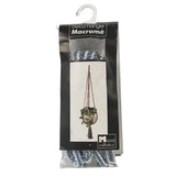 No brand in the mood collection pothouder blauw macrame 110 cm | 6 stuks