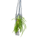 No brand in the mood collection pot holder blue macrame 110 cm | 6 pieces