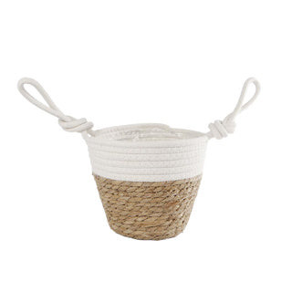 Band Blois S Naturel Riet Creme Cotton Pot 15 18x12x29cm