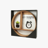 Wall rack round 37 cm home accents 2 assorted | 7 pieces