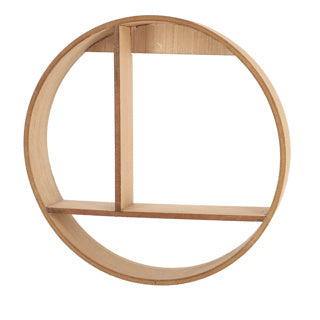 Wall rack round 37 cm home accents 2 assorted | 7 pieces