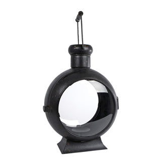 Metatto di vetro nero antico Berend Lantern Berend