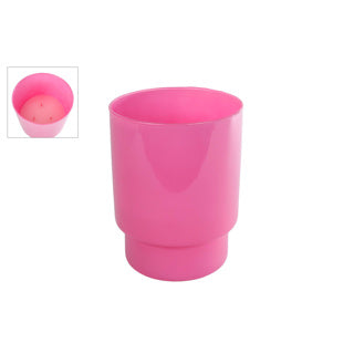 Kerze 3-Wick 40 Stunden Parafine Pink Kerzenglas 14x14 x18,5 cm