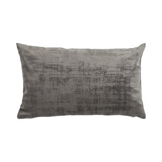 No brand vintage velvet cushion gray 30x50 cm