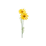 Art flower daisy yellow silk 56cm