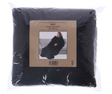 No brand plaid with sleeves 150x200 raven