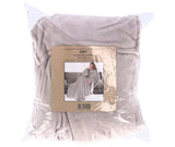 No brand plaid with sleeves 150x200 pumice stone