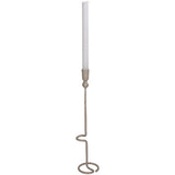 Kersten candlestick metal beige 8x8x40 cm