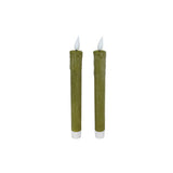 Candle LED Fernbedienung Green Set2