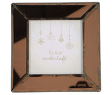 Photo frame standing vintage look 16 cm