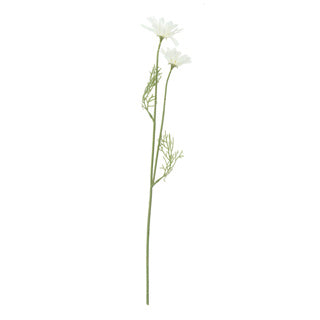 Art flower daisy white silk 56 cm