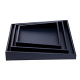 No Brand Senza Tabletts blau 30 cm 3er-Set