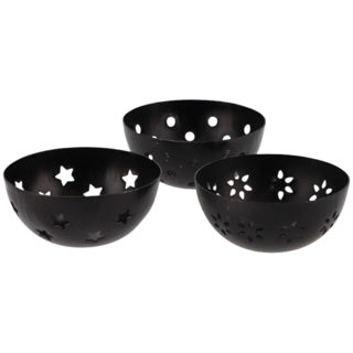 Tealight Fragrance block holder Amber Metal 7.5 cm