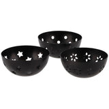 Tealight Fragrance block holder Amber Metal 7.5 cm