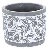 Pot Olea Cylinder Gray 11 cm