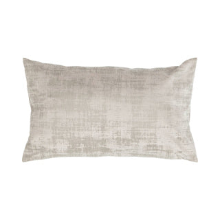 Vintage fløjlpude beige 30x50 cm