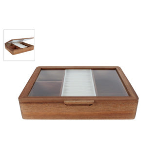 Jet adolescent box Jet Naturel Acacia 19x19x22cm