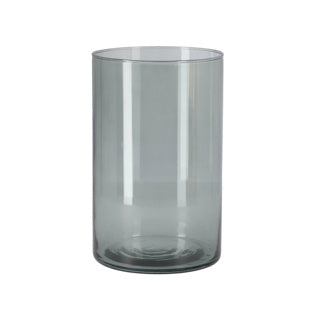 Imp vase Levi Cylinder Dark Gray Transp. H21 D14